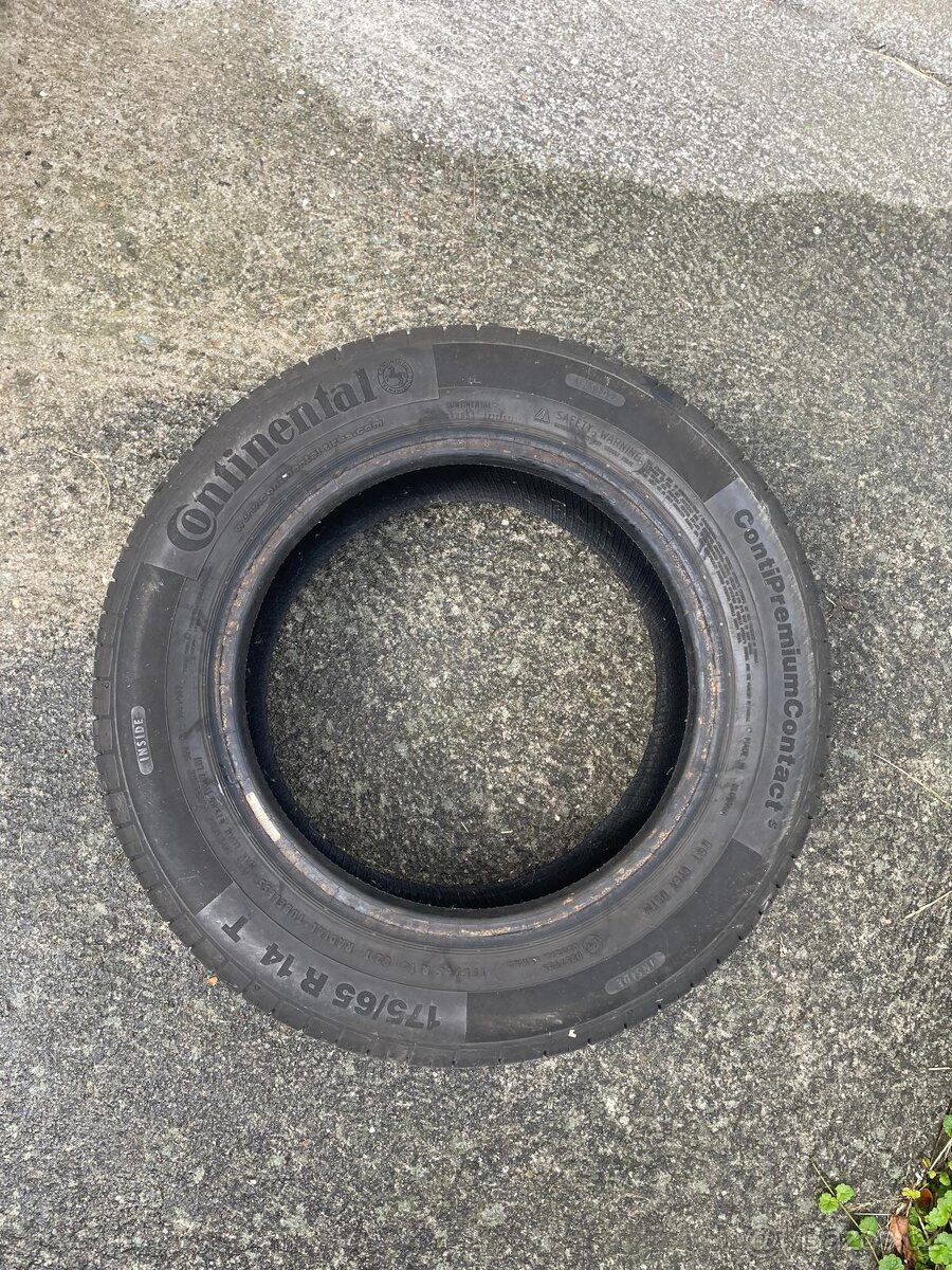 Pneumatiky letní 4x - Continental - 175/65 R 14 T