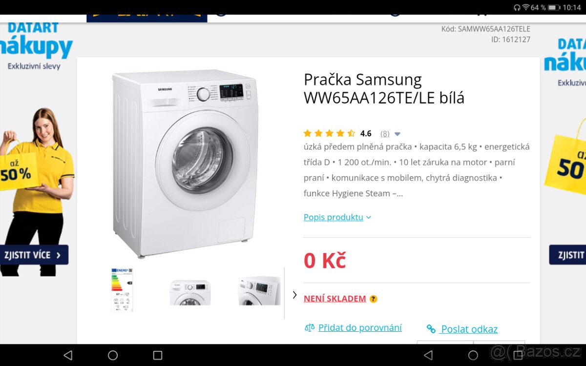 Pračka Samsung