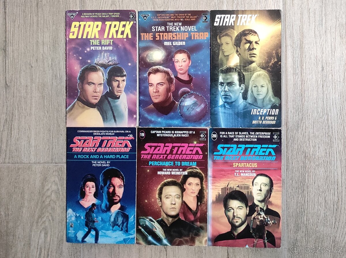 STAR TREK - KNIHY V ANGLIČTINĚ AJ ENGLISH