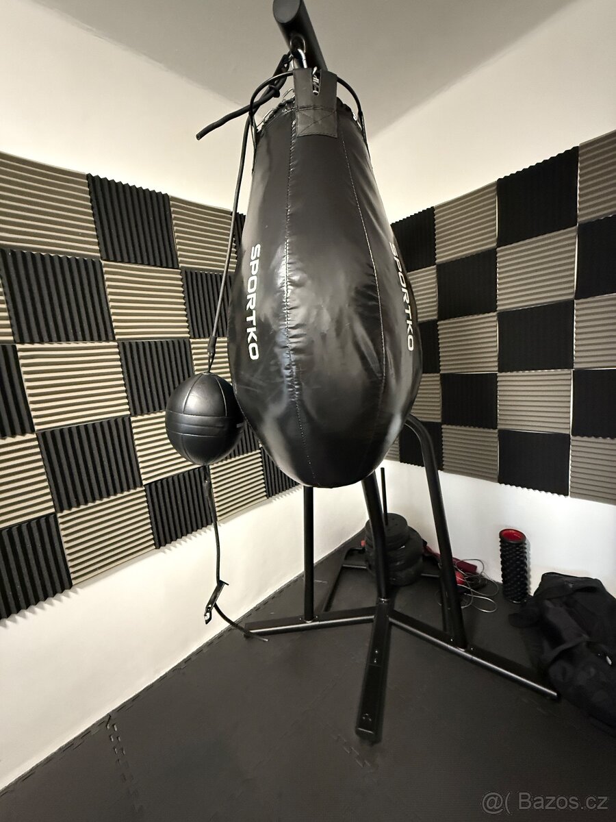 Boxovací pytel + stojan + hruska
