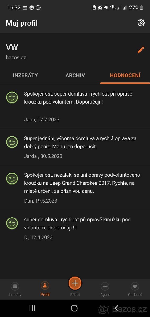 5K0953569 oprava podvolantova jednotka airbag VW AUDI SEAT