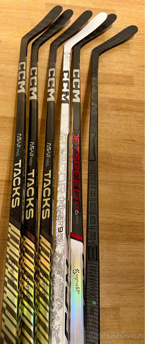 Hokejky CCM Tacks, Jetspeed, Trigger nové