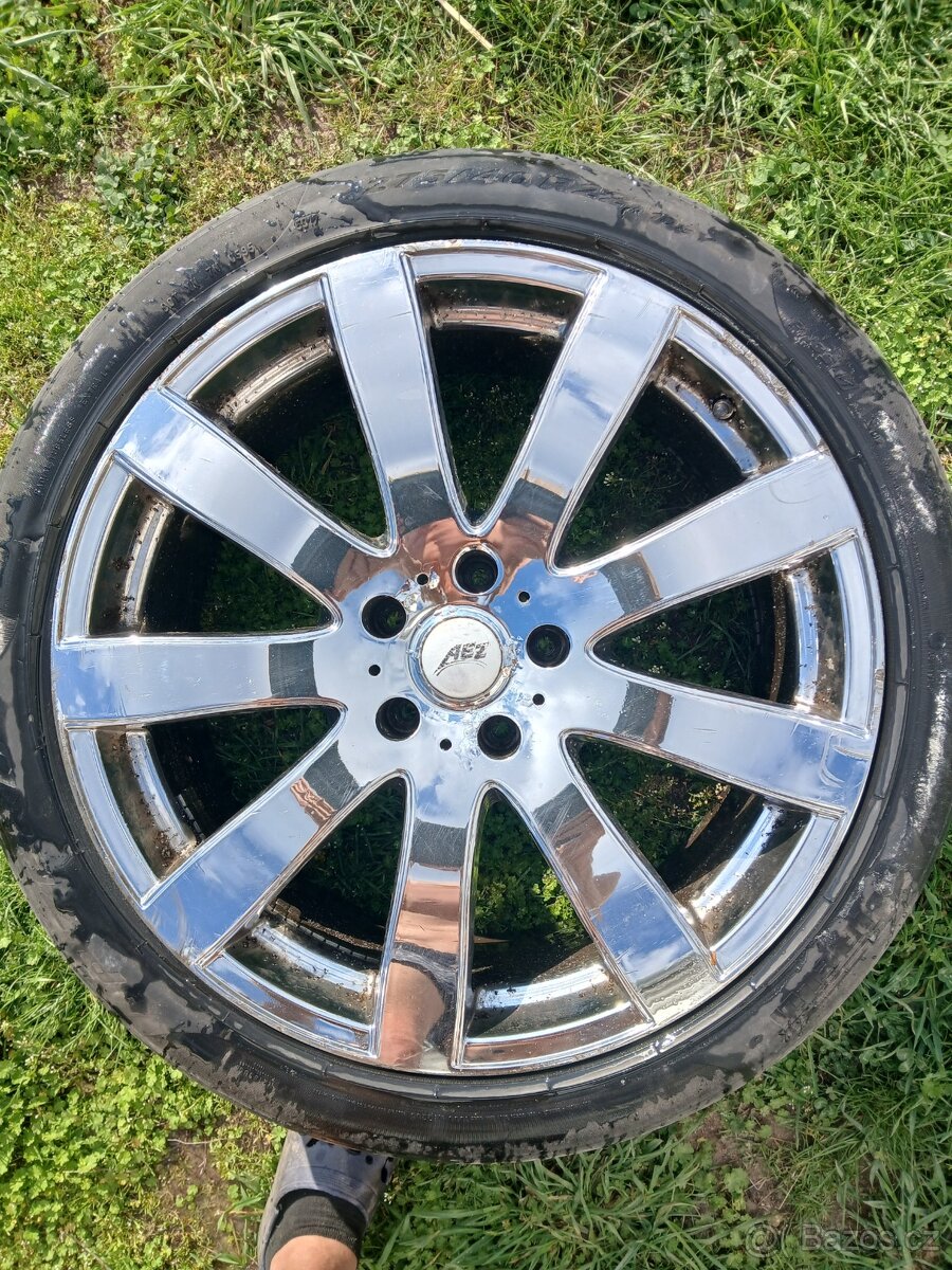 Alu disky chromované r22 5x130