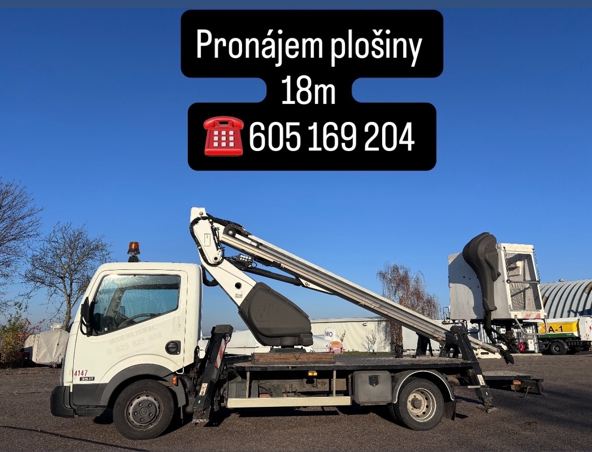 Pronájem - pracovní plošina 18 m