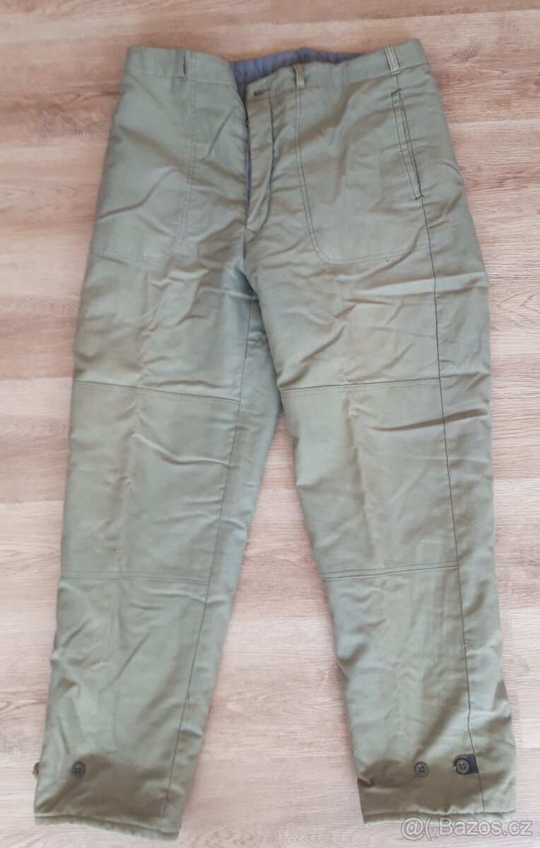 Prodám 2 ks zimní pracovní kalhoty zatepleté