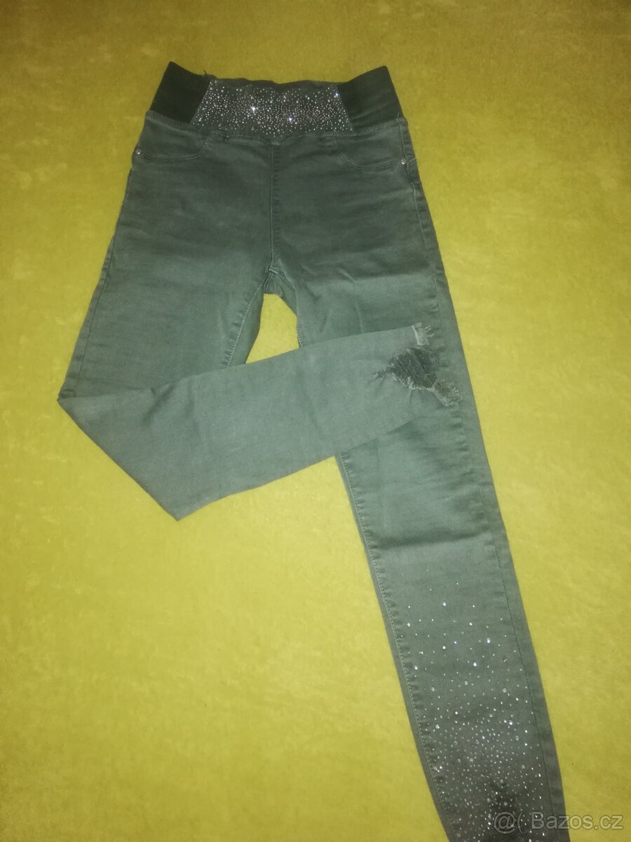 Nové džínové legíny S