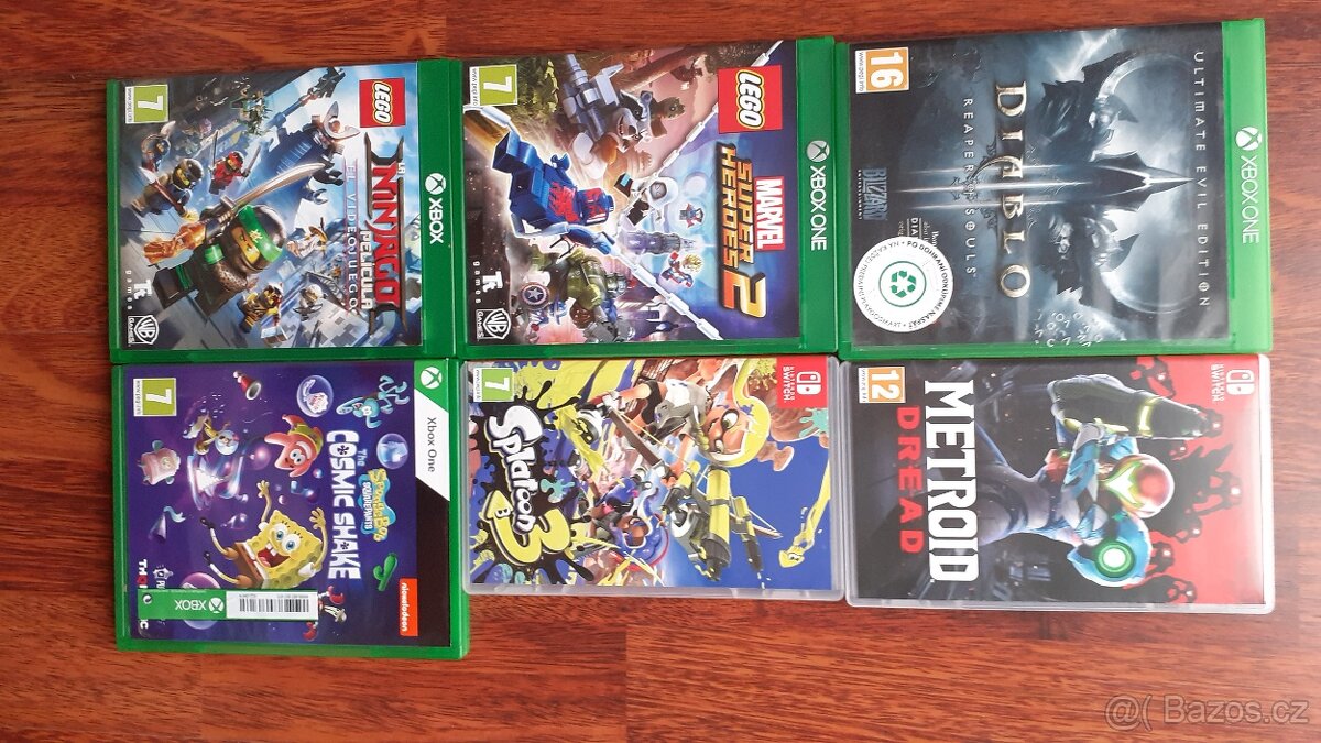 Hry na XBOX a Nintendo switch