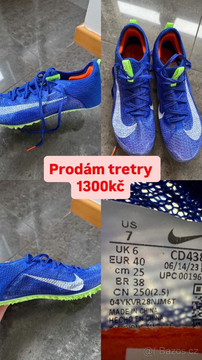 Atletické tretry nike superfly