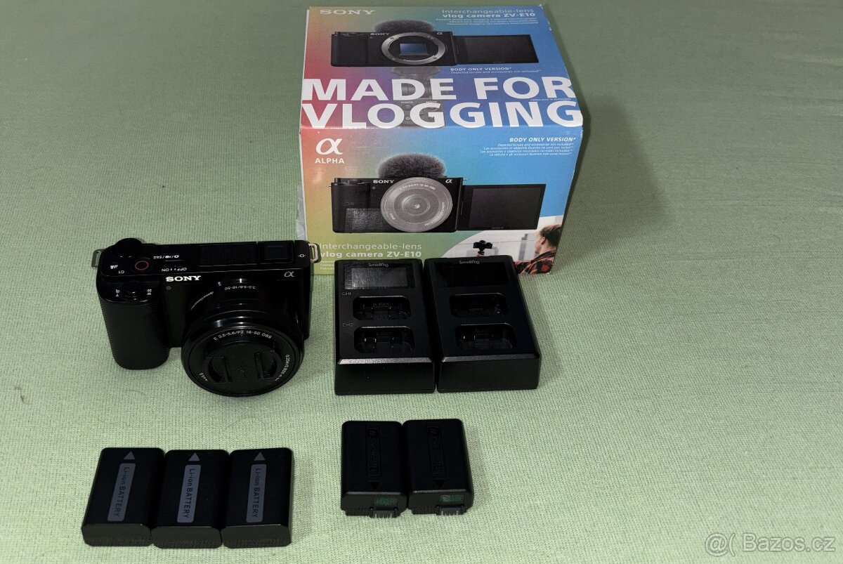 Sony ZV-E10 + objektiv Sony 16-50