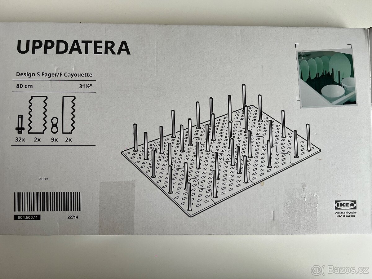 Organizér nádobí do kuchyně / zásuvky Ikea Uppdatera 80cm