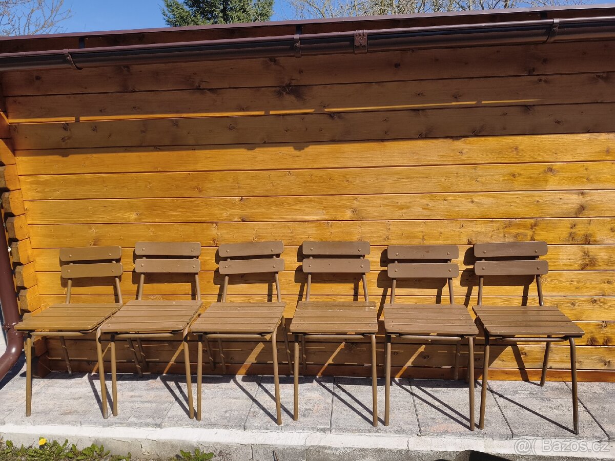 Dřevěné židle 6ks