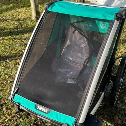 Thule-dětský dvojmístný multifunkční sportovní vozík za kolo
