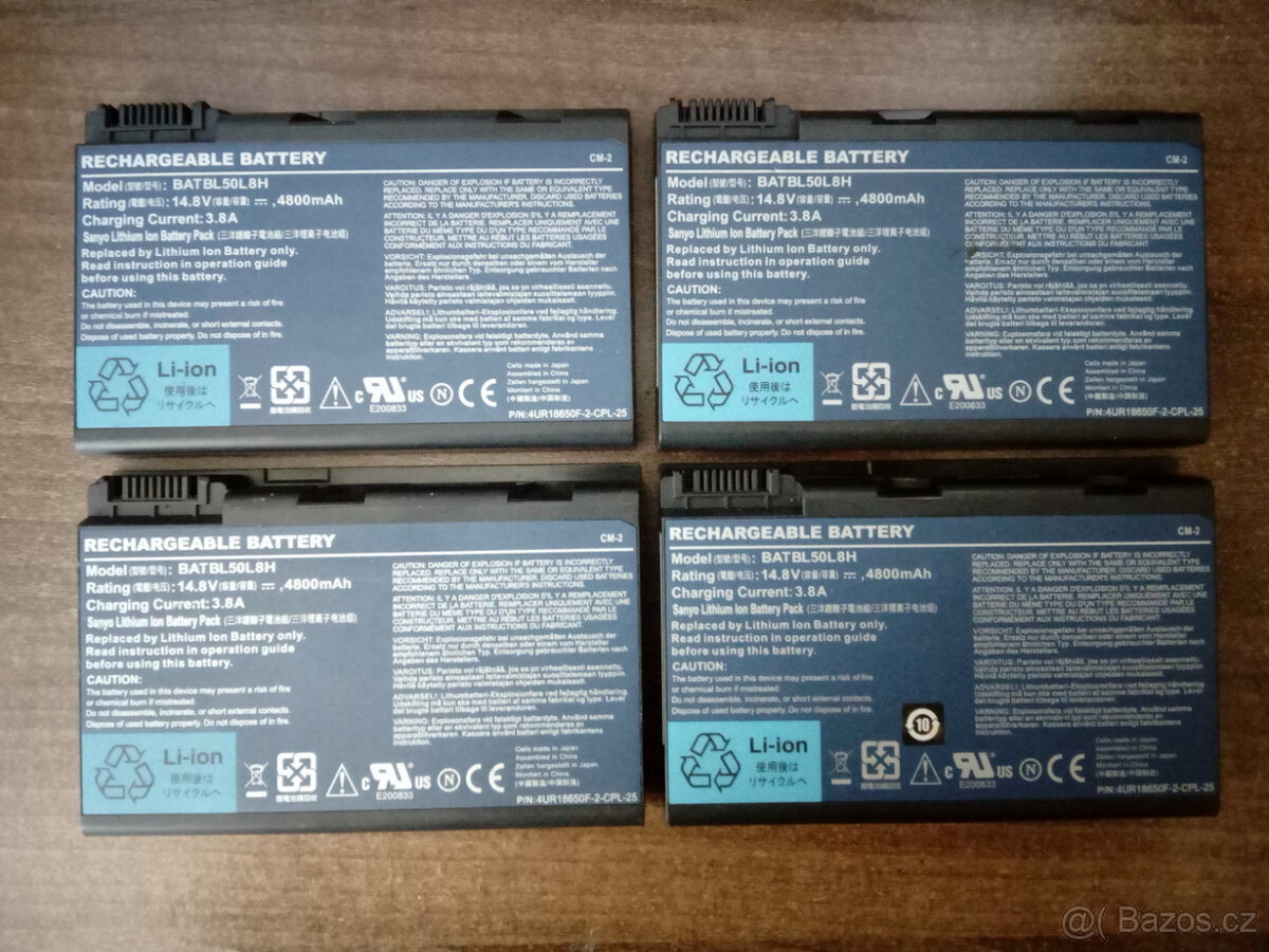 baterie BATBL50L8H do notebooků Acer Aspire,TM (1.5hod)