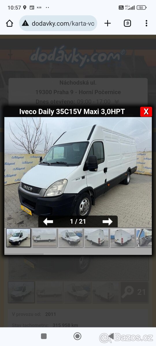 Iveco Daily 3.0HPT 107kw bez dpf