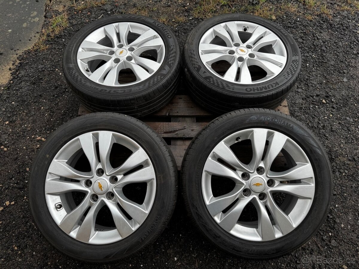 Alu kola, disky r17 5x115 Chevrolet/Opel 225/50
