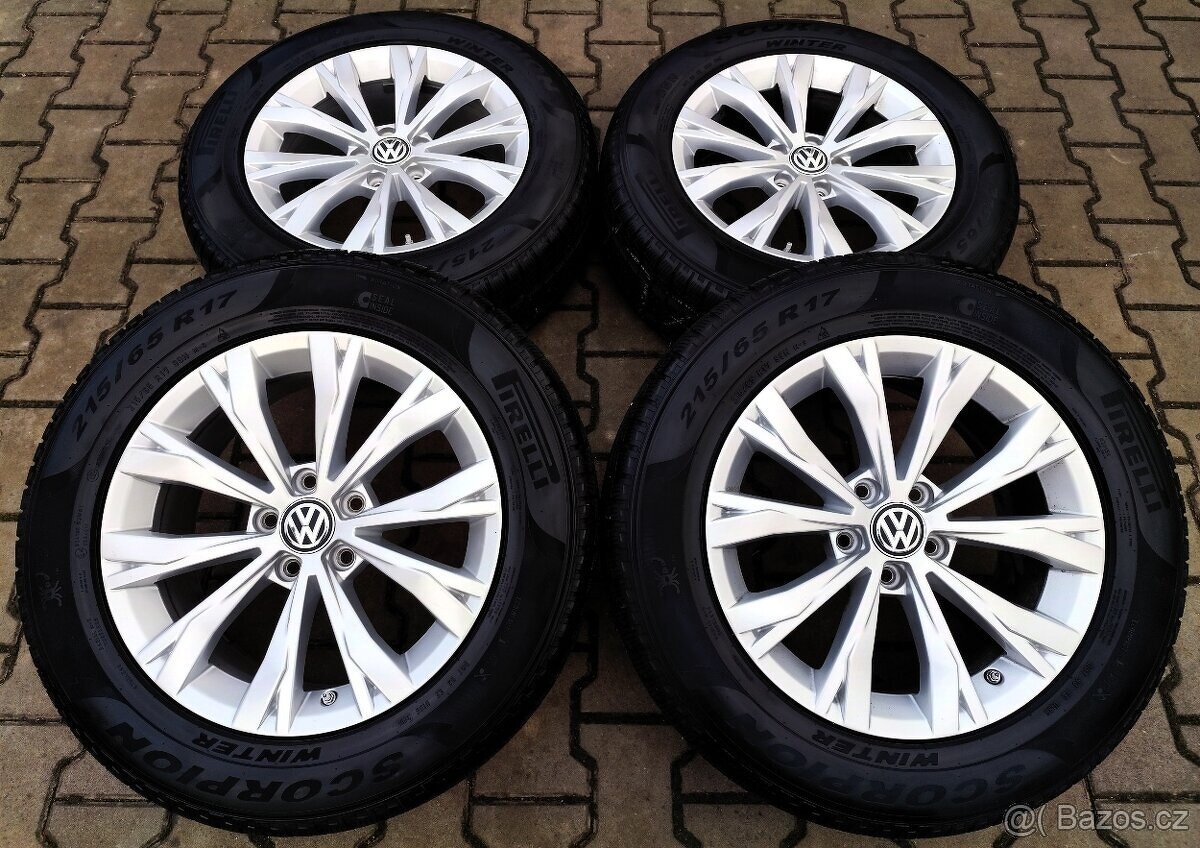Alu kola originál Volkswagen Tiguan 5x112 R17 Montana