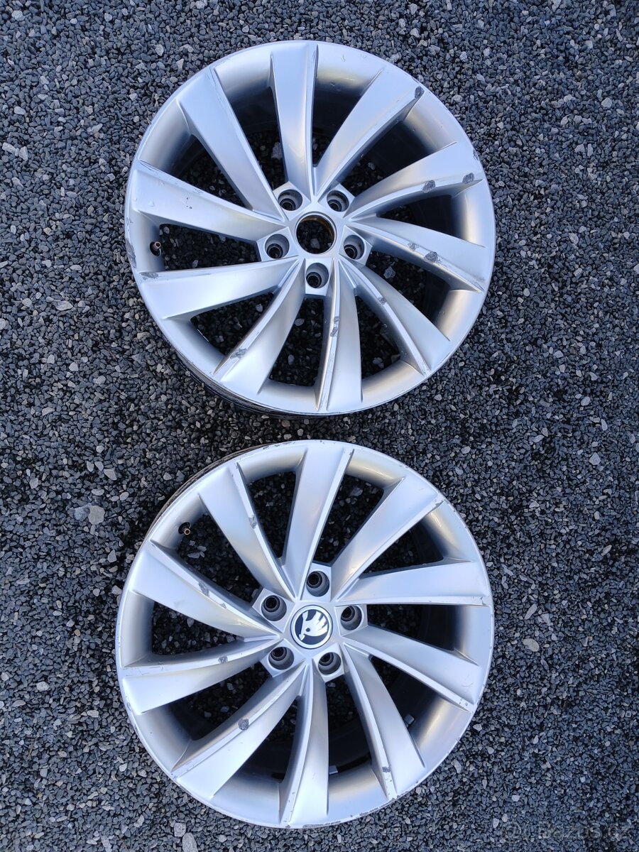 2 x disk Pegasus - Škoda Superb 8J 18" ET44
