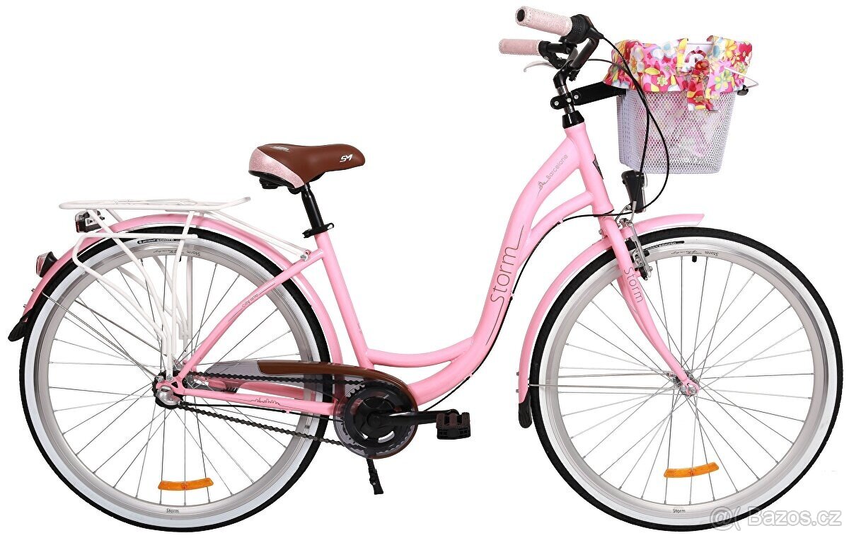 Kolo STORM Barcelona 28" 3sp. 17" růžové.