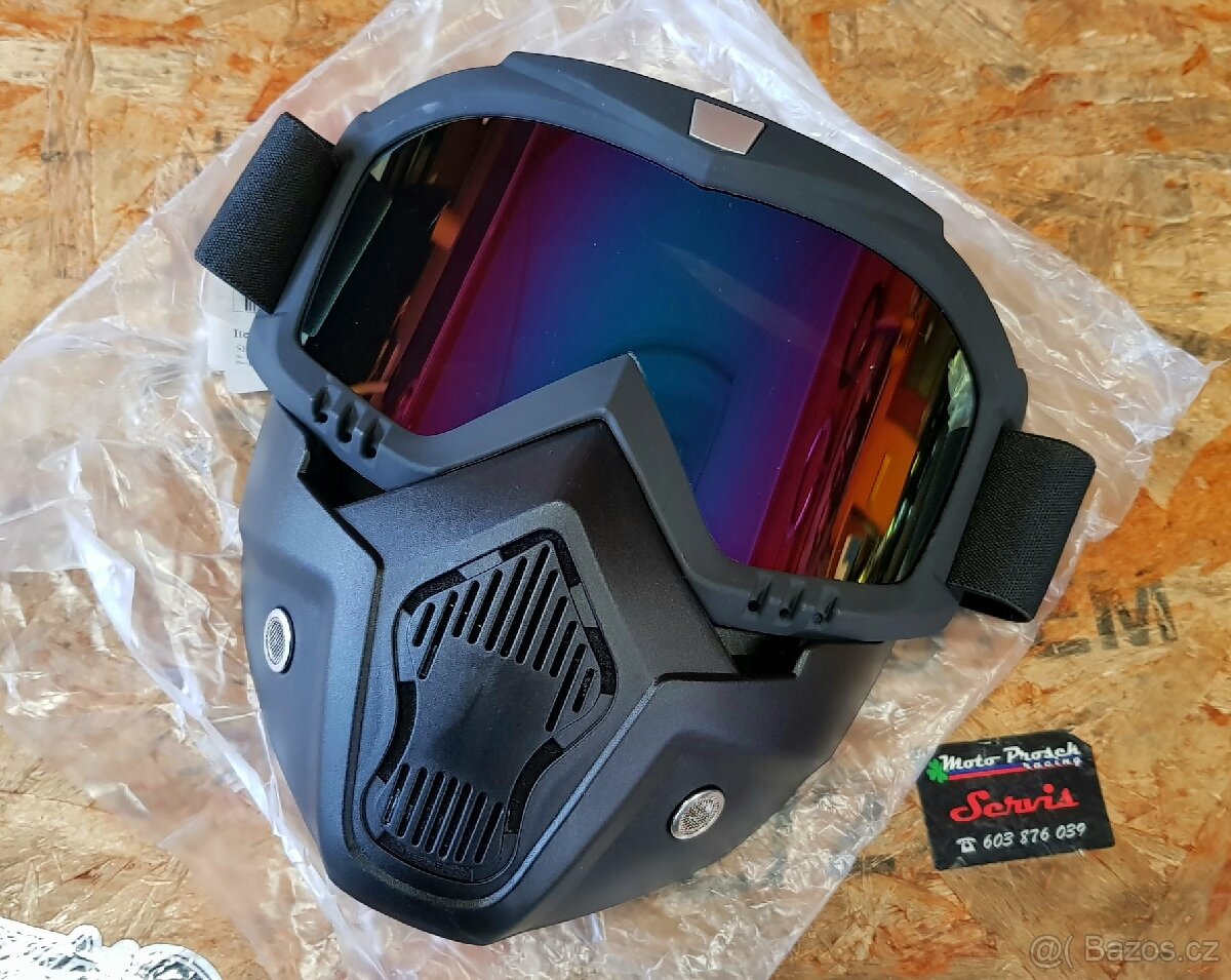 Brýle do přilby maska Cafe Racer