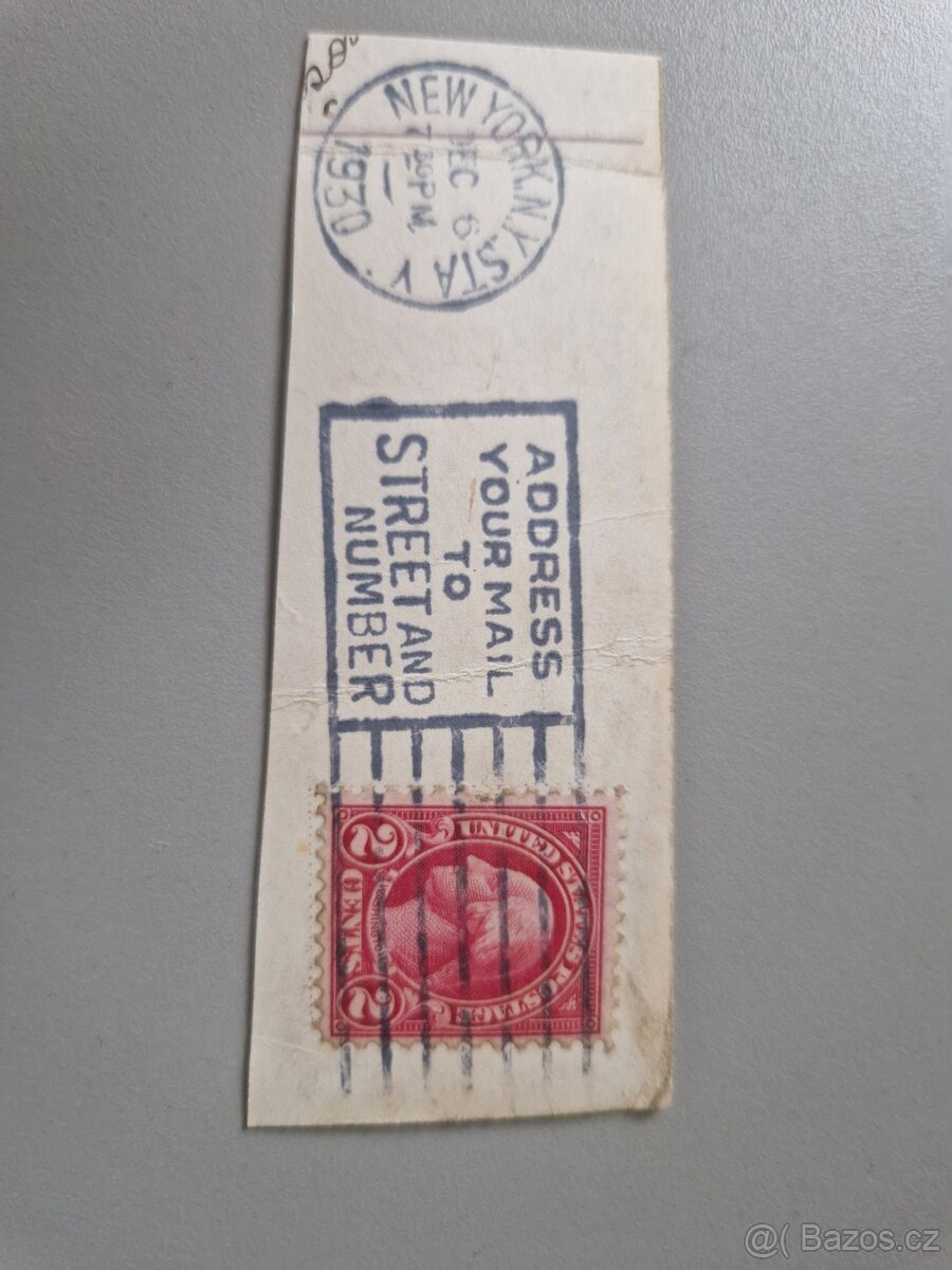 1923 George Washington 2 známka