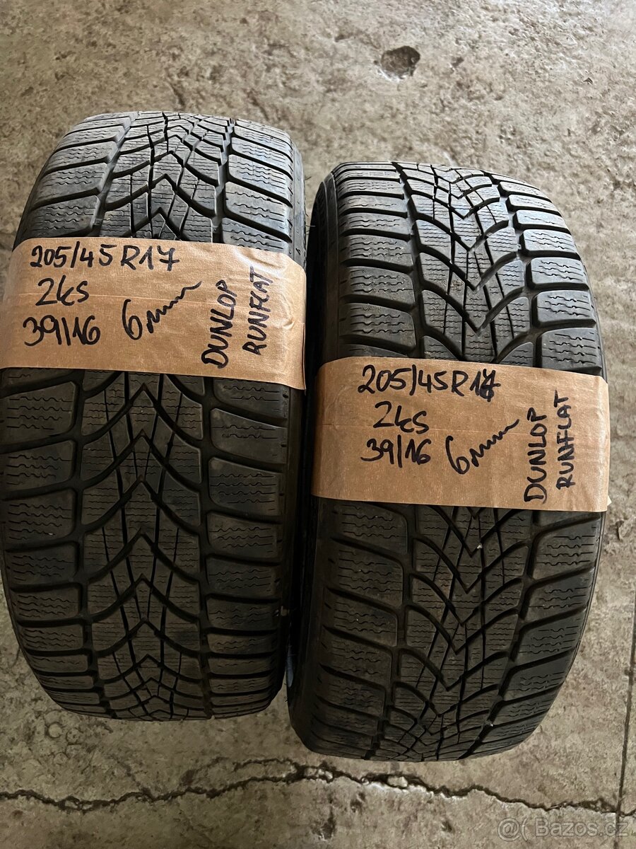 205/45R17 Dunlop Runflat