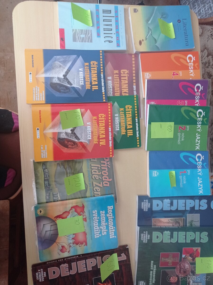 Prodám učebnice pro gymnázia