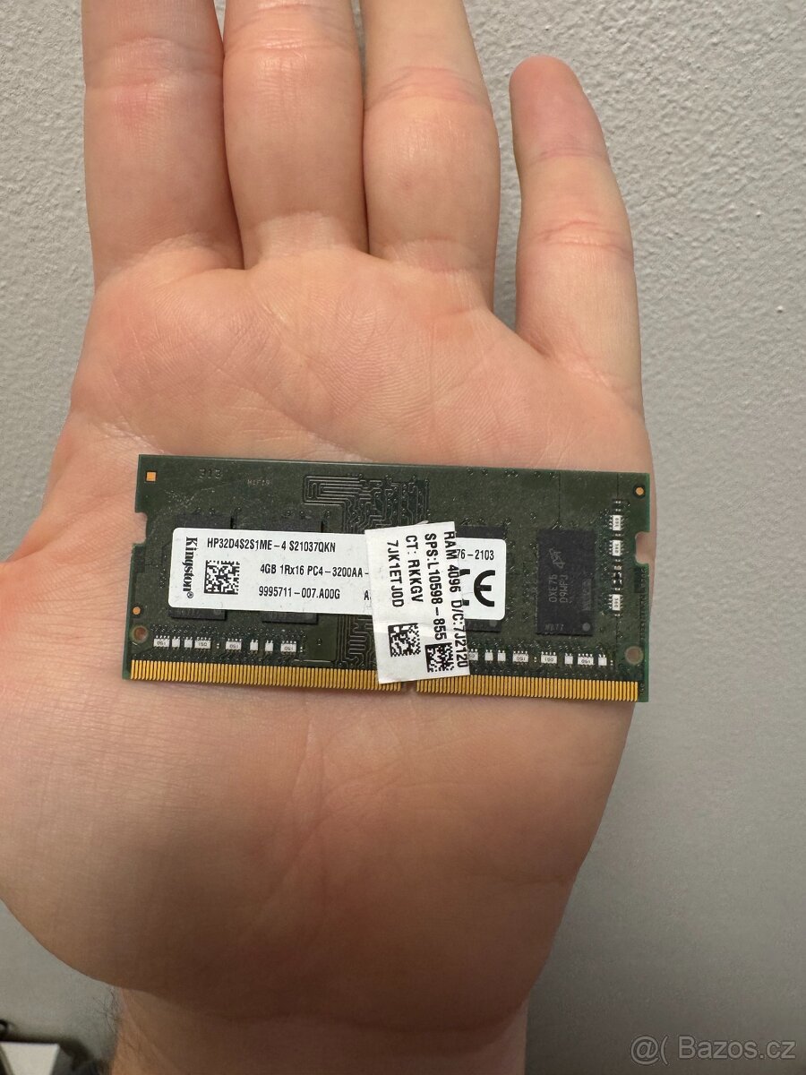 RAM paměť do notebooku 2x4 GB