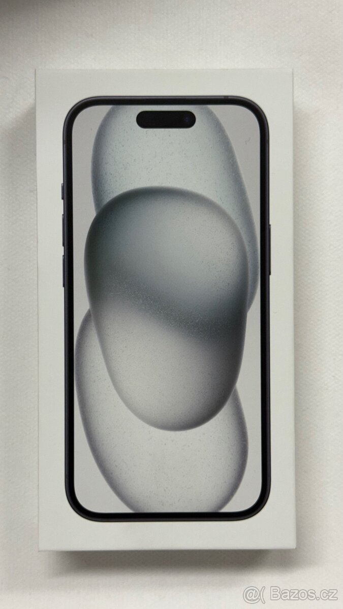 iPhone 15 256GB Black, nový rok záruka