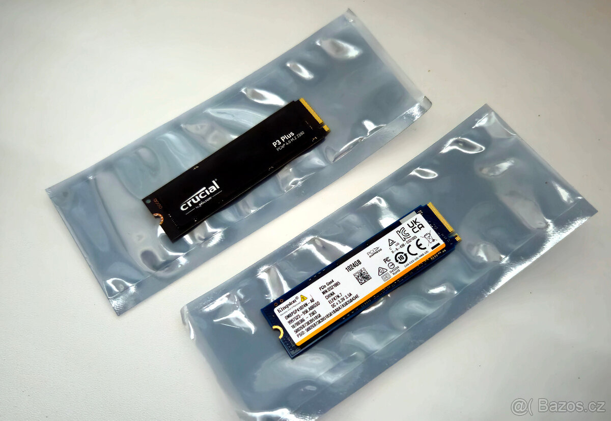 SSD Disky - NVMe Kingston & Crucial 1TB