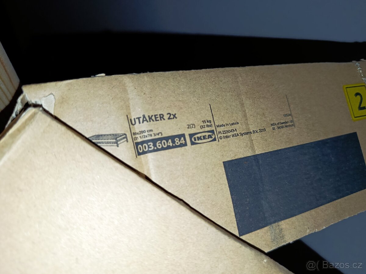 stohovatelné postele utaker Ikea 2x2kusy