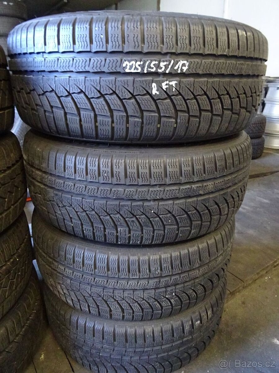 Zimní pneu Nokian WR A4, 225/55/17, 4 ks, 6,5 mm