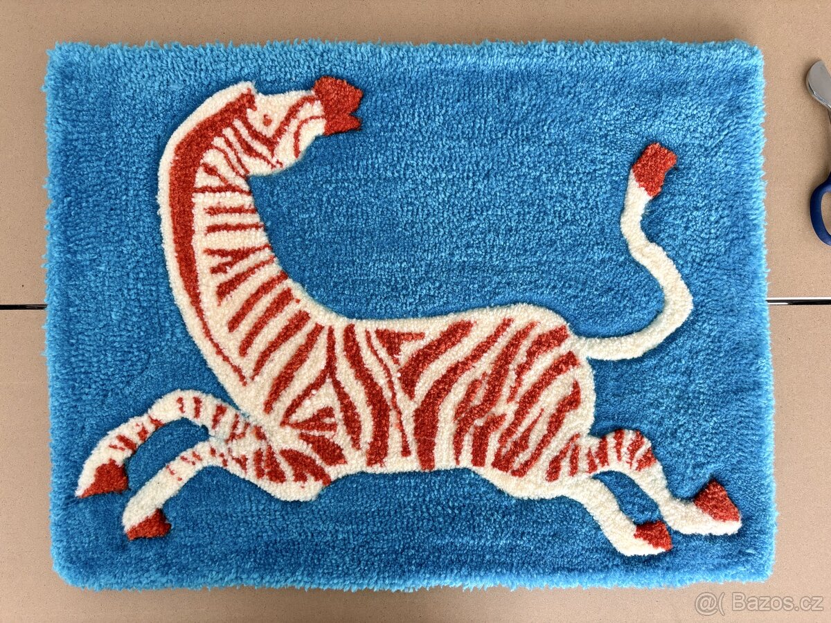 Koberec funky Zebra (handmade)