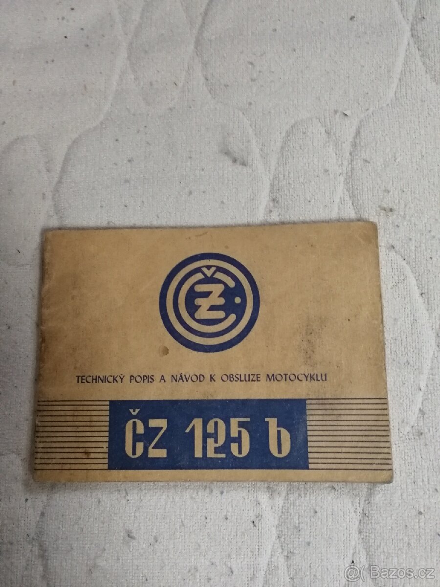 Návod k obsluze ČZ 125 B

