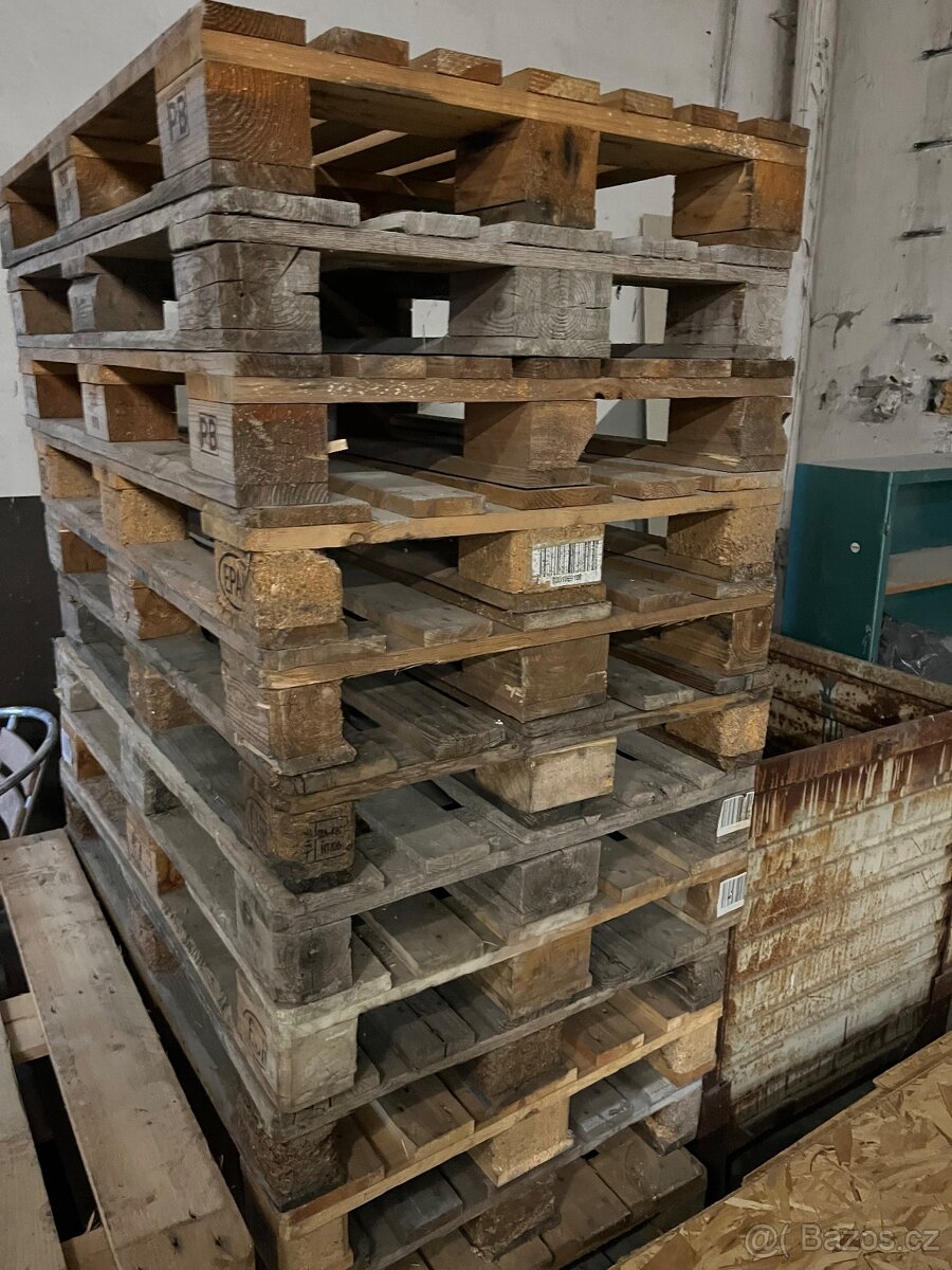 Euro palety cca 20ks  zdrave