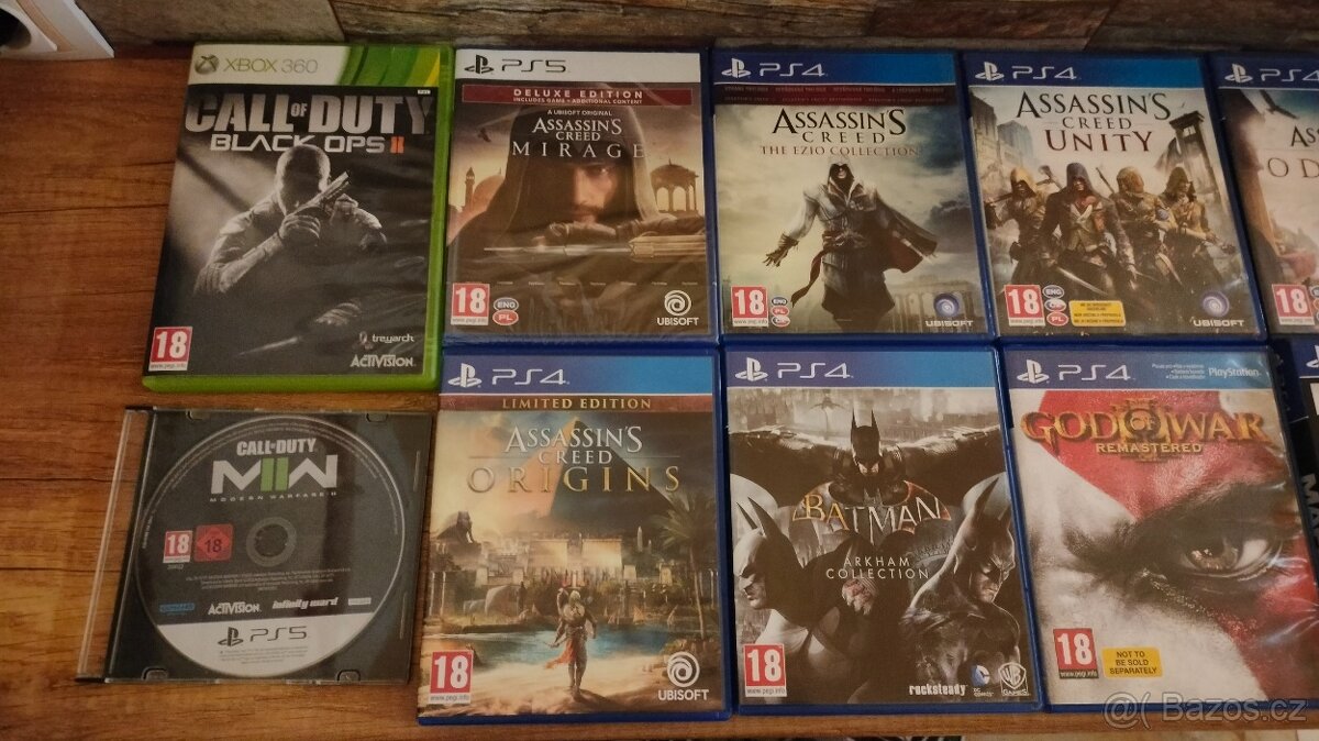 Hry ps5 ps4 xbox x xbox one xbox 360