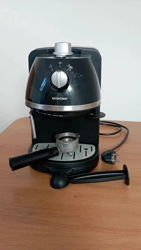 silver crest pákový kávovar espresso