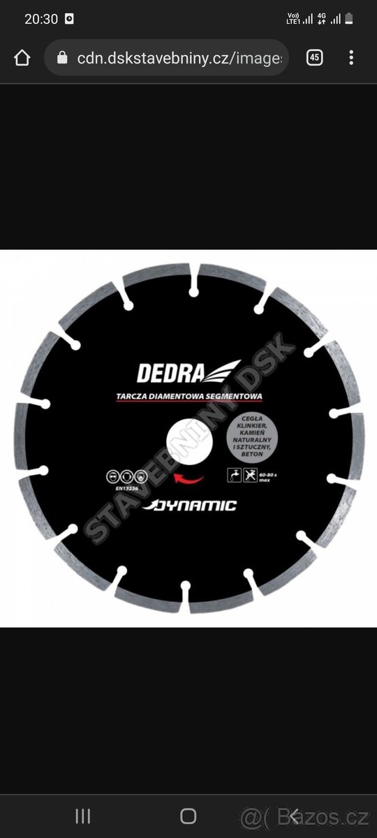 Diamantový kotouč 350 mm