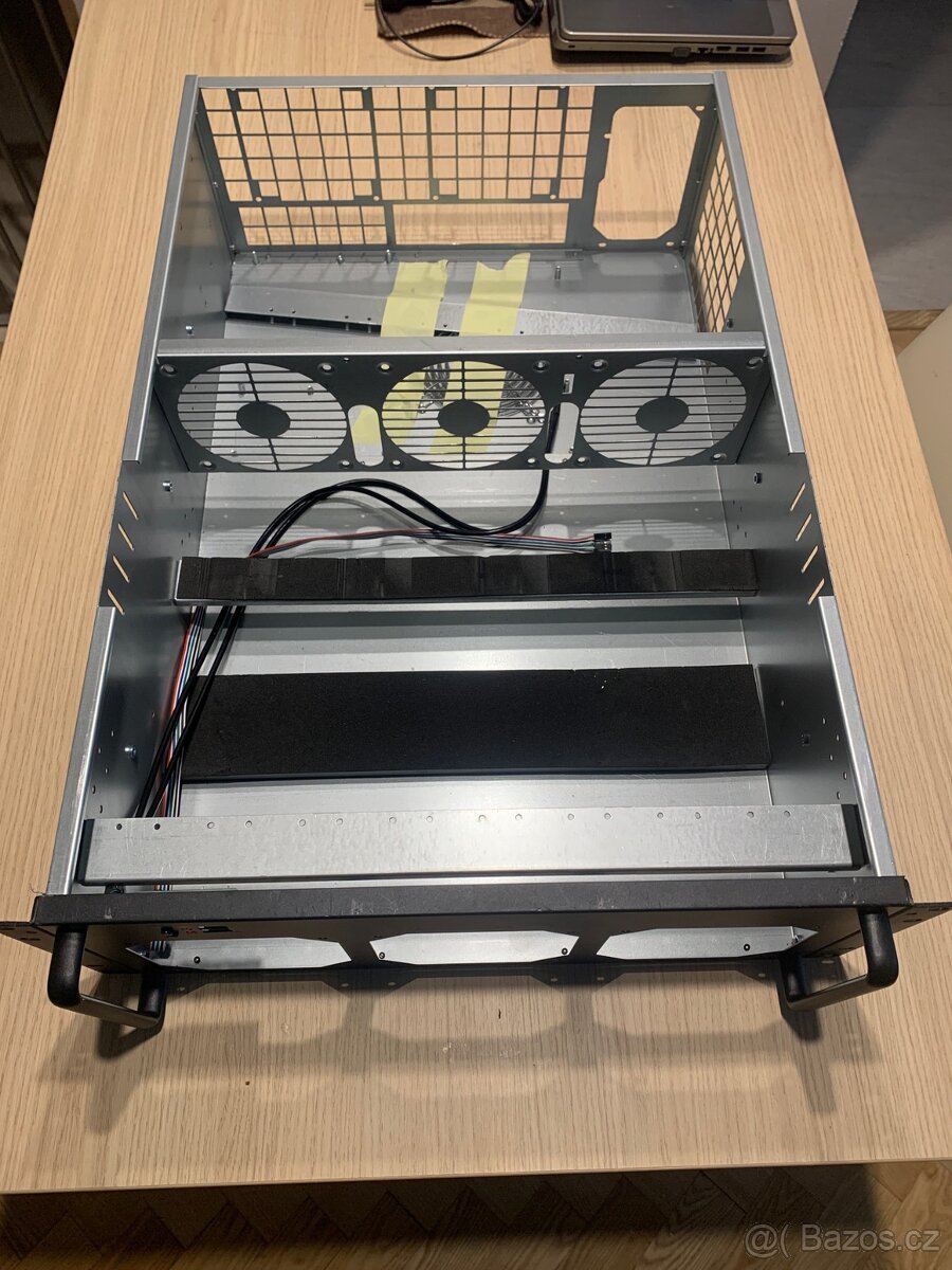 Inter-Tech 4U 6-8 GPU 19 Inch Mining Rig Server Case