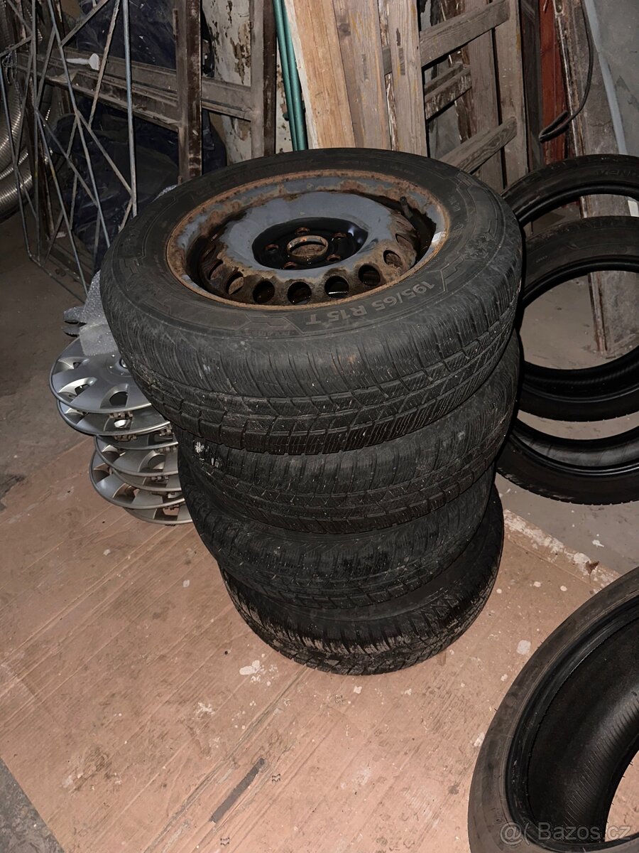 SADA PLECH DISKU 5x112 R15 Zimní pneu