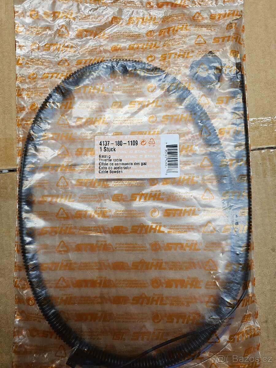 Lanko plynu nové, křov. FS 80, FS 85, zdarma pošt.