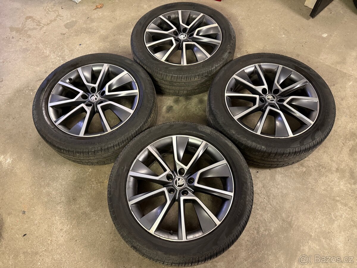 Originální alu kola Škoda Kodiaq Braga 5x112 R19