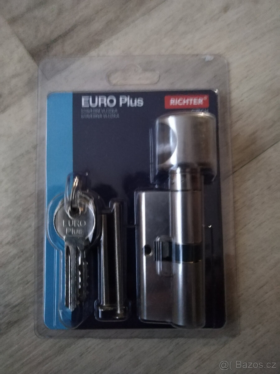 Knoflíková cylindrická vložka Euro Plus 30/K35 Ni - SLEVA