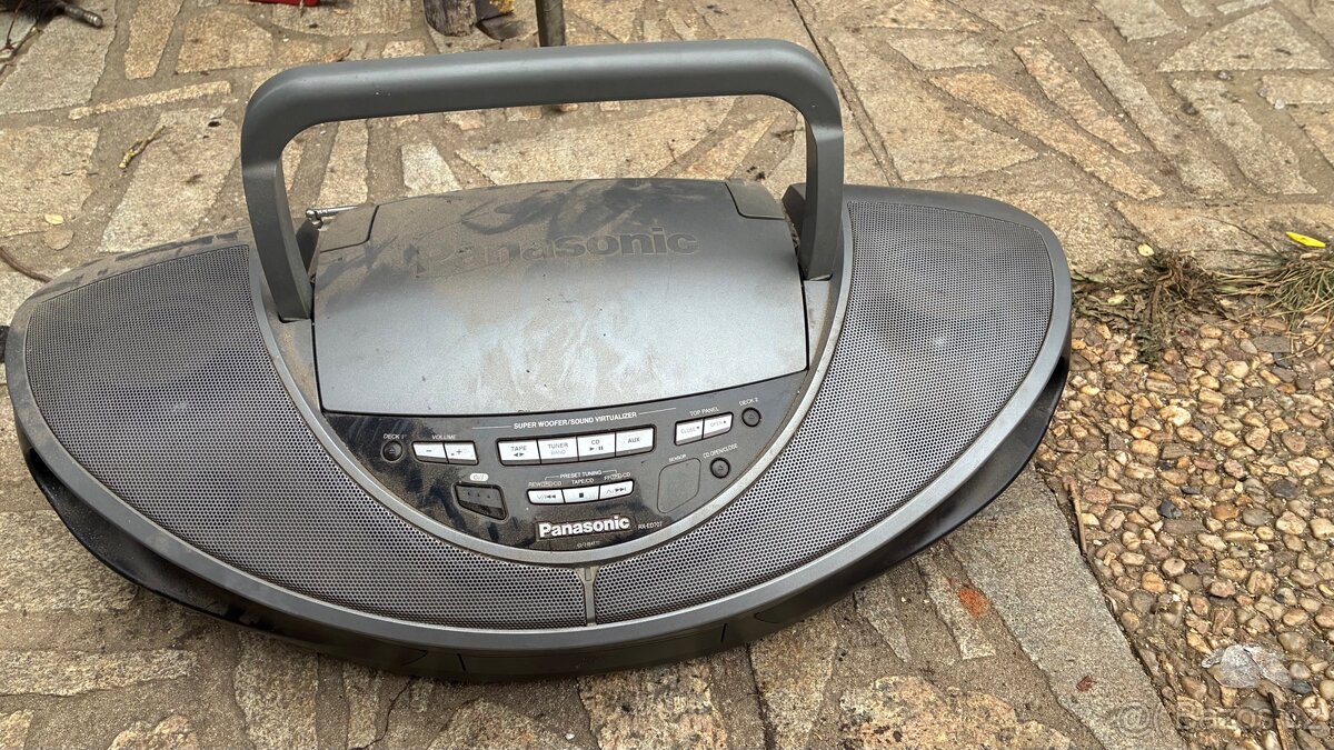 Panasonic RX-ED707 – CD/kazeta/rádio (ghettoblaster
