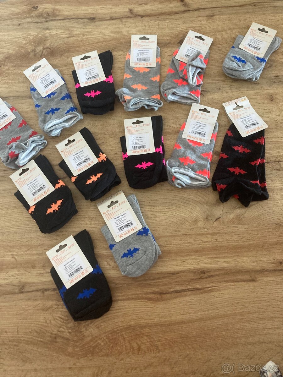 Ponožky s netopýrama