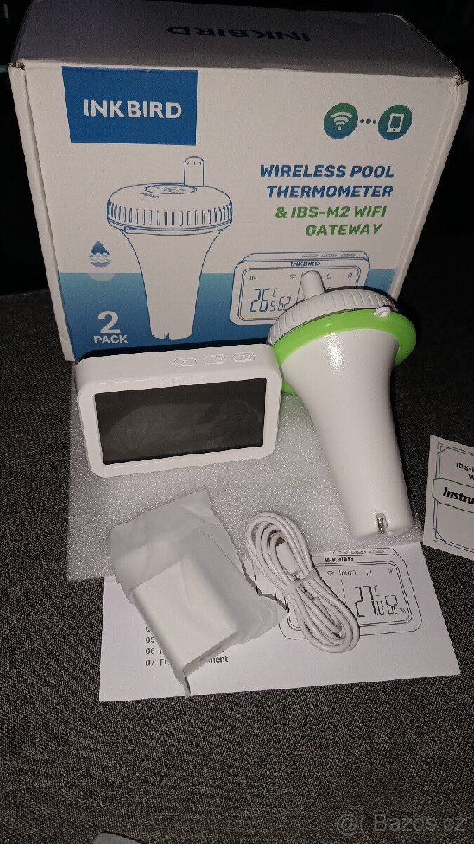Bazénový nebo vířivkový WiFi teplomer