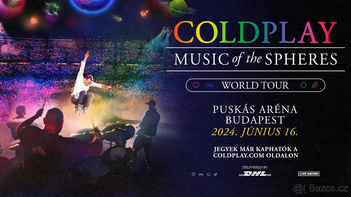 Coldplay Budapest 18.6.2024