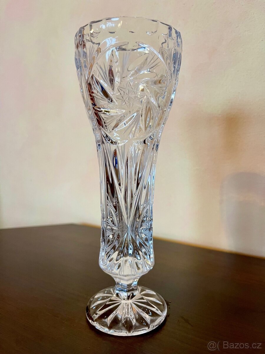 Bohemia crystal - váza 20,5 cm