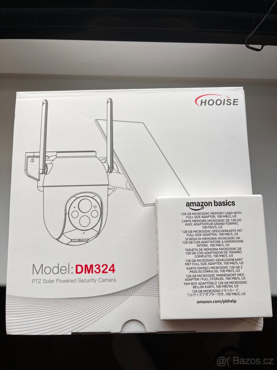 3x Bezdratova venkovni kamera, 3x SD karta 128GB