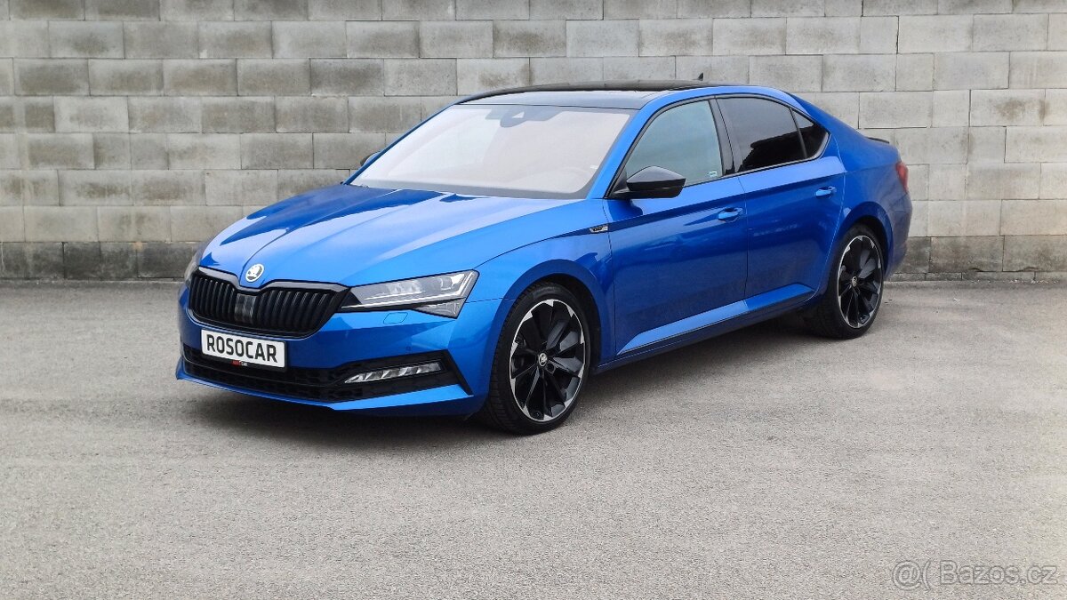 Superb Sporline 2.0 TSI 200kW -PANORAMA-WEBASTO-1.maj-ČR