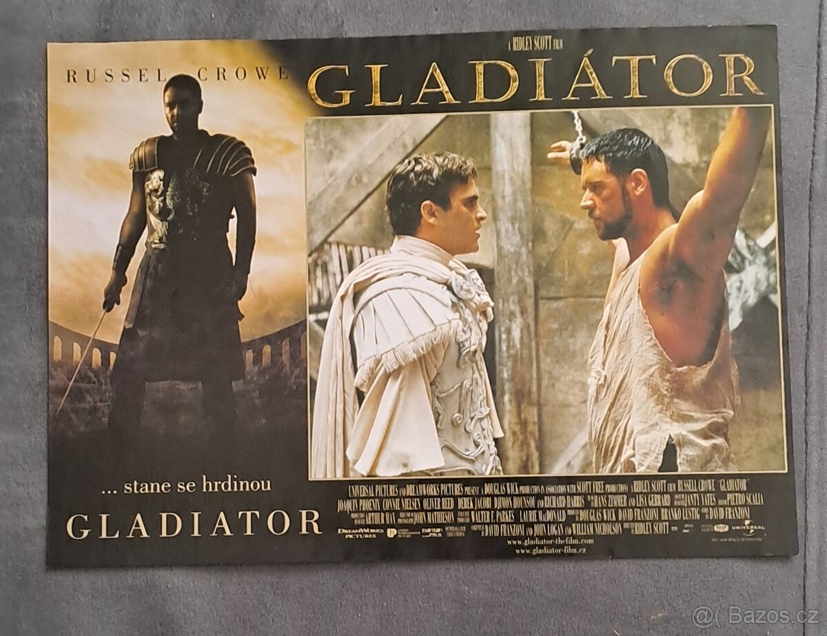 Filmová upoutávka Gladiátor